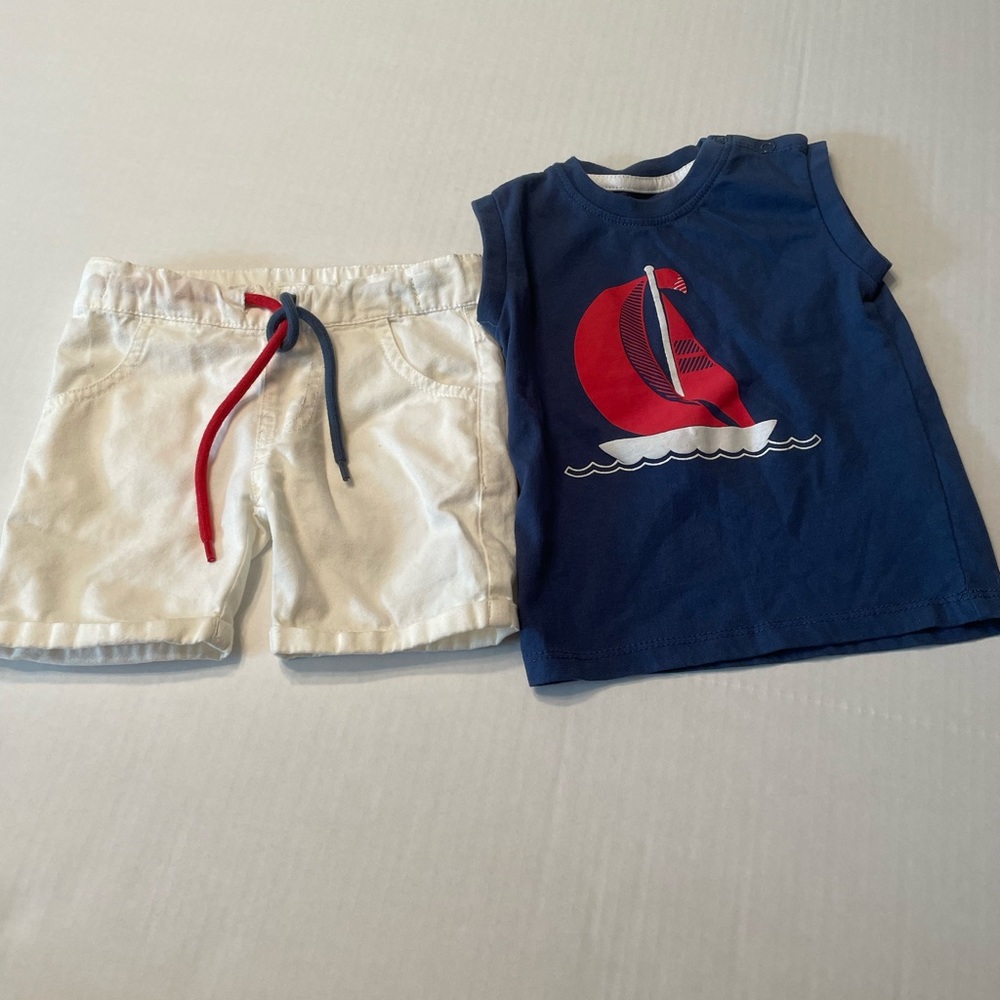 Baby Boy Top & Shorts Set